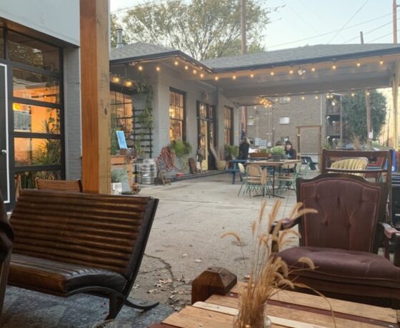Outside Patio at ShopBar in Louisville