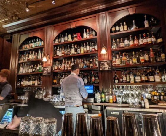 Bar area at Williams & Graham in Denver