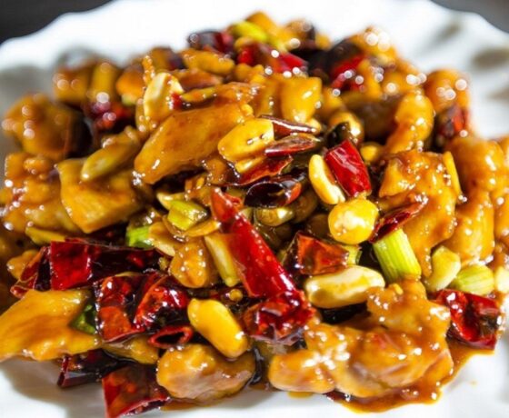 Kung Pow Chicken from asian pot