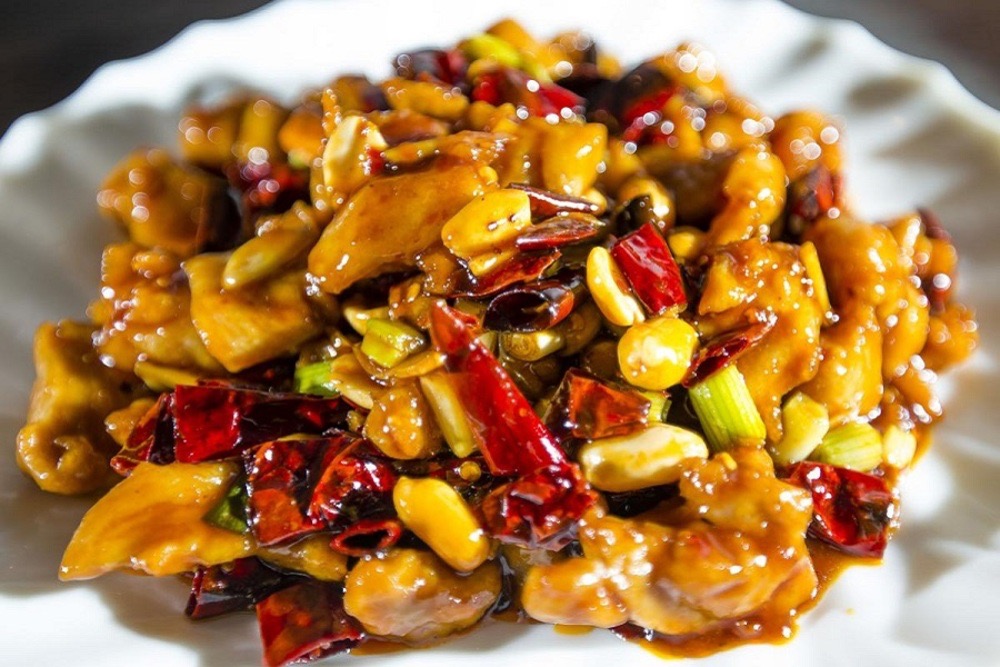Kung Pow Chicken from asian pot