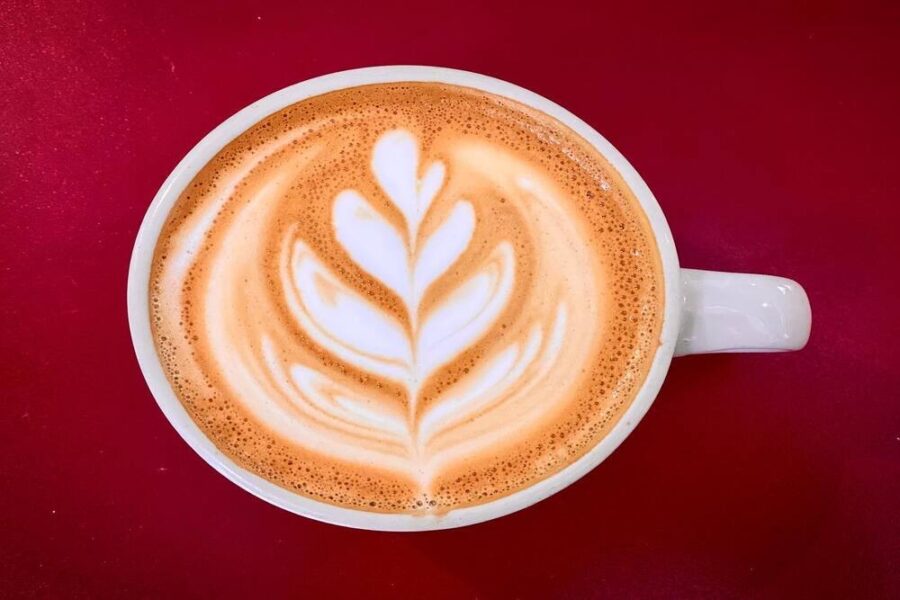 latte art from Fillmore Coffee Co in phoenix az