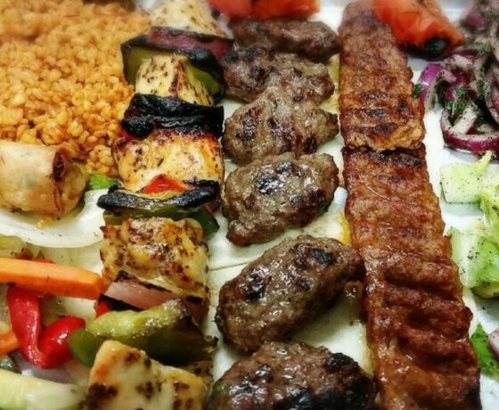 Platter from Isot Mediterranean Cuisine in Philly