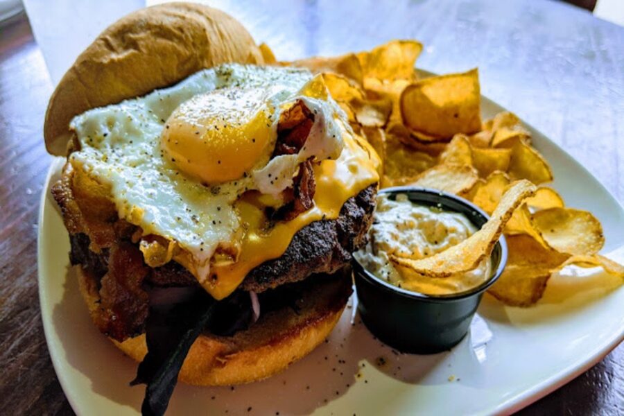 burger from merry arts in Cleveland ohio