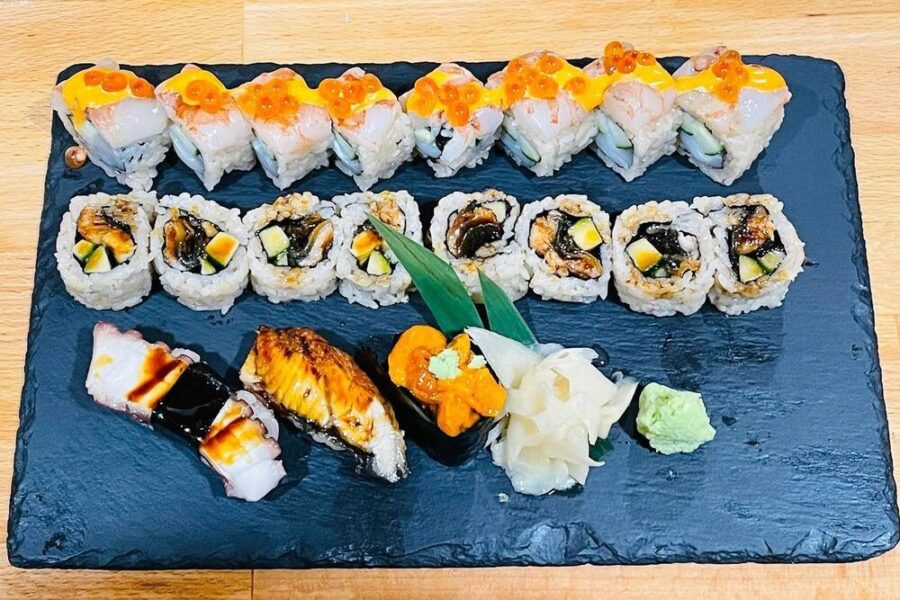 sushi rolls from Sushi Ogawa in Washington DC