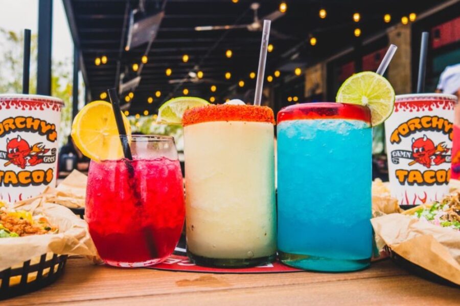 Drinks from Torchy Tacos in Dallas