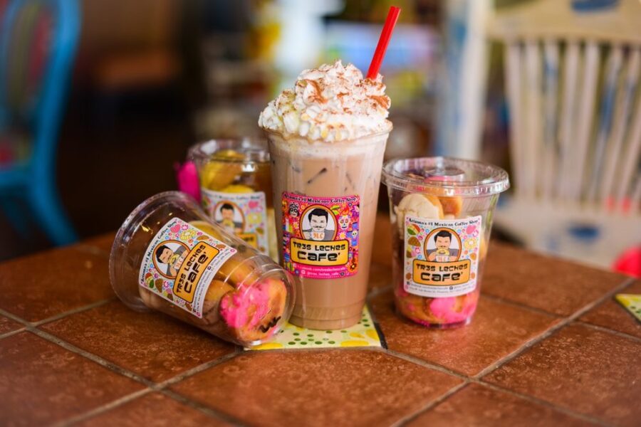 coffee and snacks from Tres Leches Cafe in phoenix az