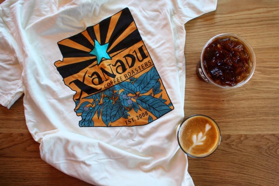 coffee and merchandise from Xanadu Coffee in phoenix az
