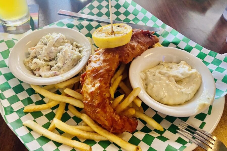 fish & chips from 3 Kilts Tavern in Denver