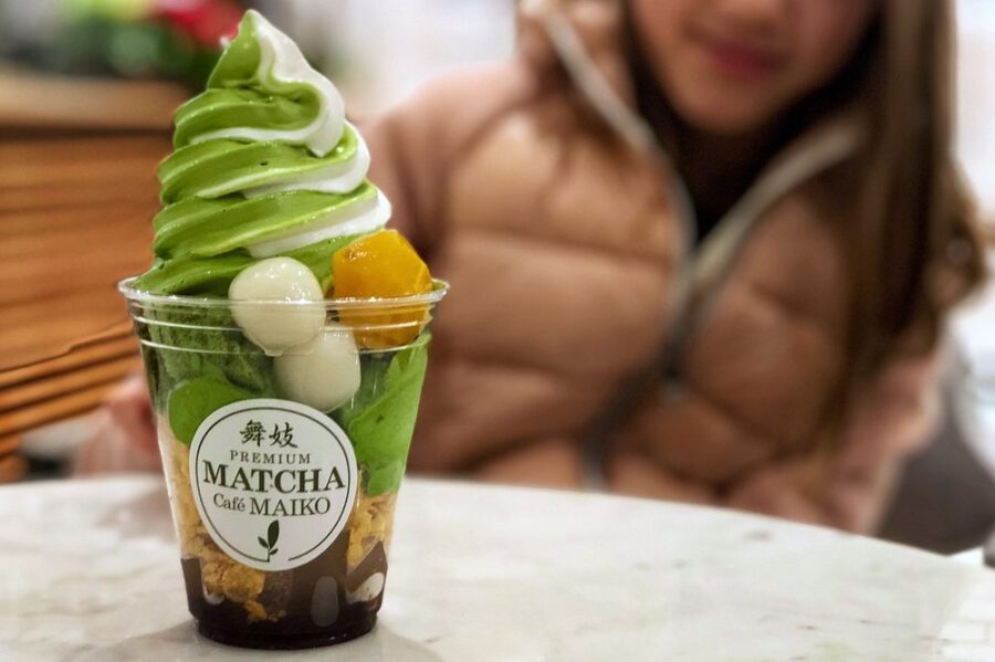 frozen yogurt from Matcha Cafe Maiko in Charlotte North Carolina