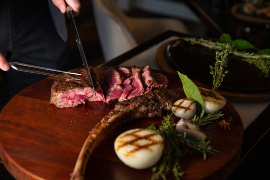 steak from Bourbon Steak in Nashville tn