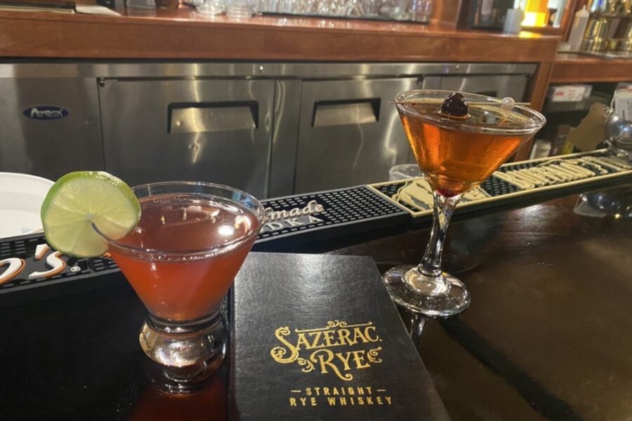 Manhattan and cosmo from Remedy in Seattle