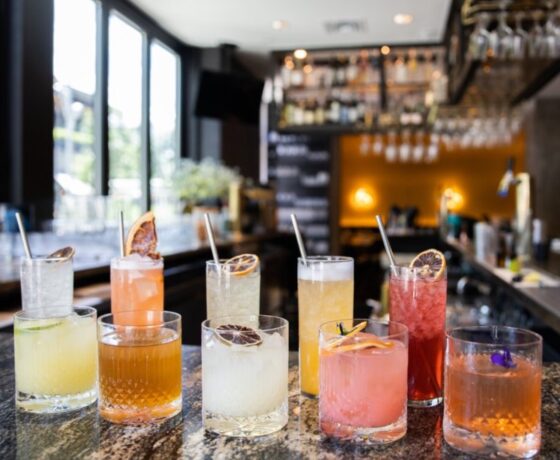 signature cocktails from Royal 38 in Dallas
