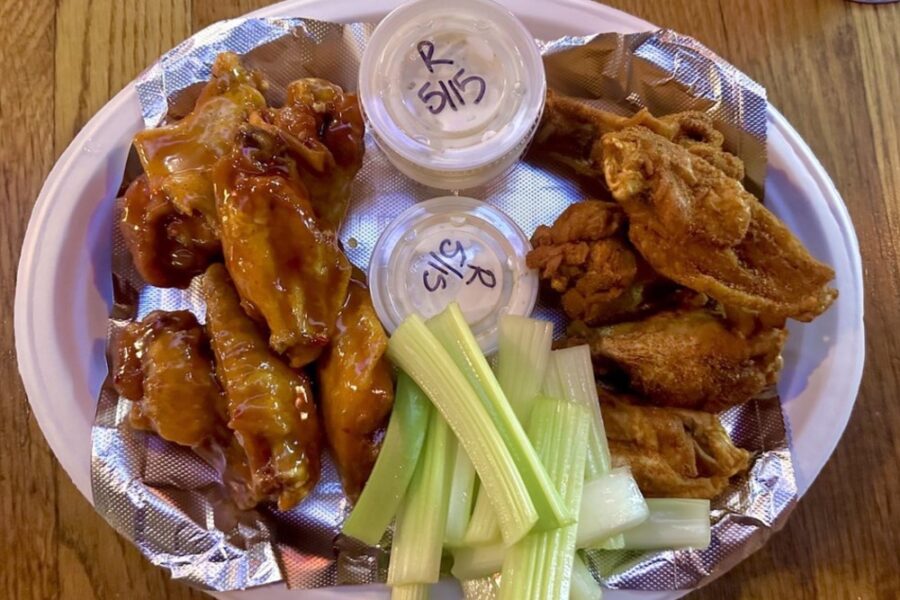 Wings from The Pub on 61 in Charleston