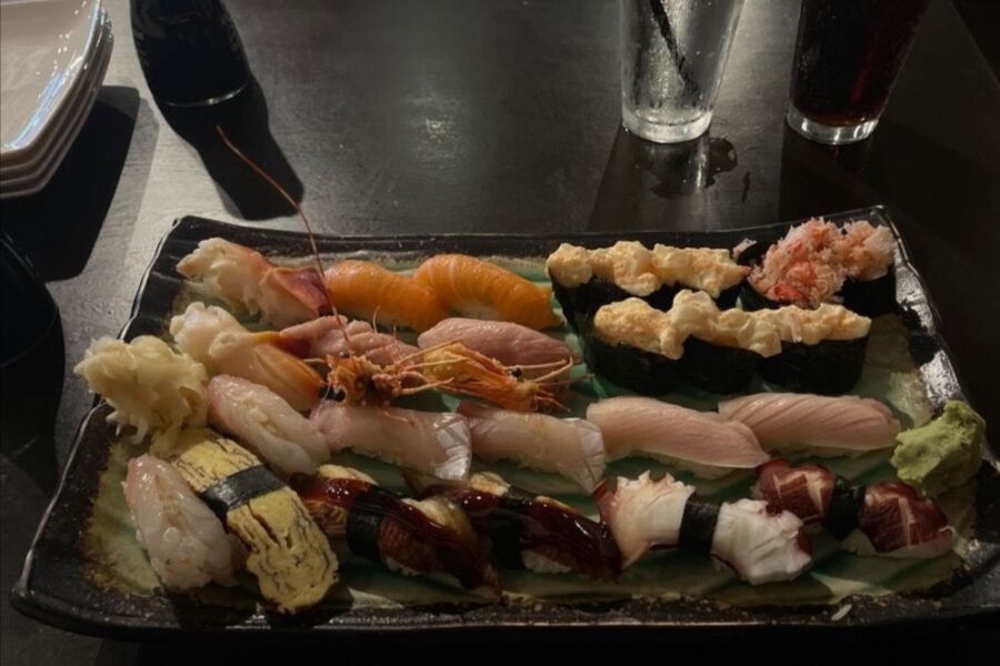 assortment of nigiri sushi from hiko-A-mon in Louisville