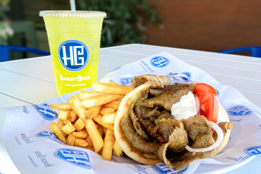 gyro from the hungry greek