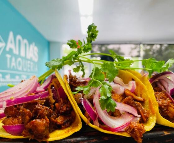 Tacos de Cochinita from Anna's Taqueria in Boston