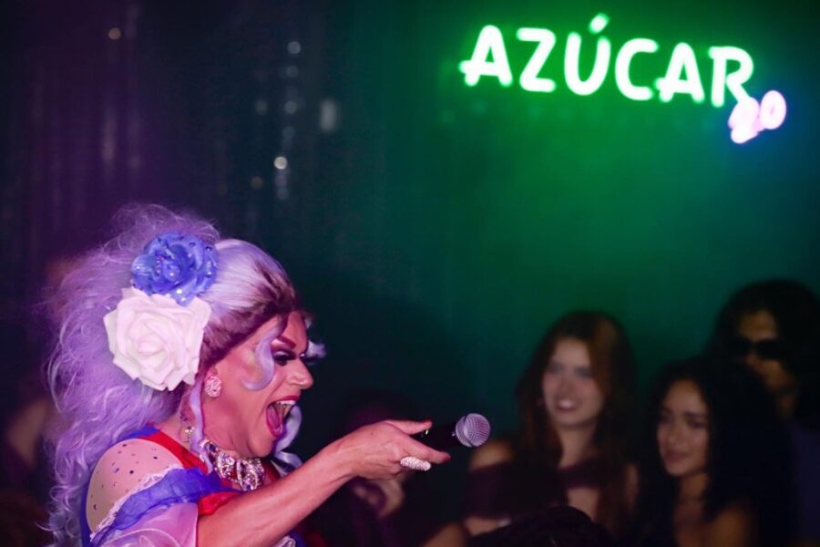 Drag show at Azucar Nightclub in Miami