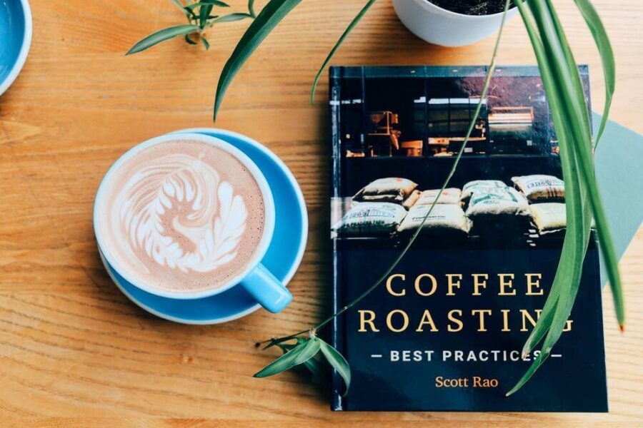 latte from Broadsheet Coffee Roasters in Boston ma