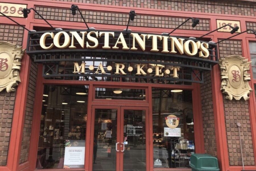 Outside at Constantino’s Market in Cleveland