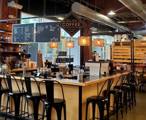 Inside at Not Just Coffee-7th Street in Charlotte
