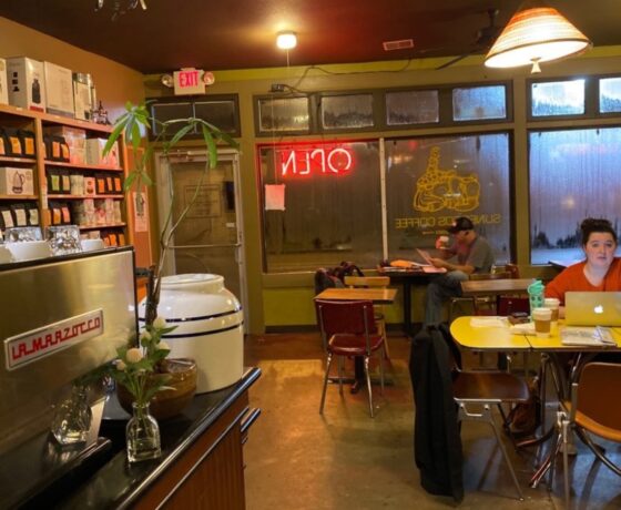 Inside Sunegors in Louisville