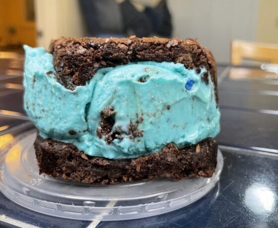 ice cream sandwich from The Baked Bear in Nashville