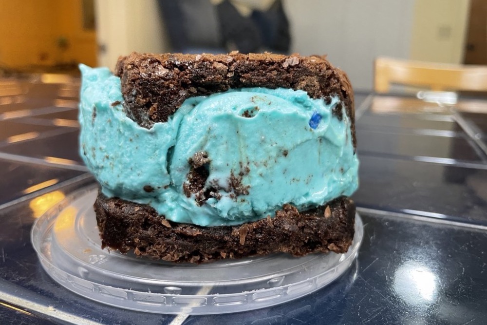 ice cream sandwich from The Baked Bear in Nashville