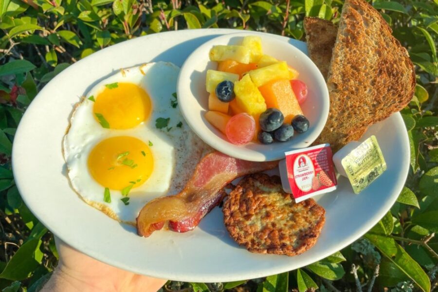 breakfast from The Gathering Cafe in Charleston