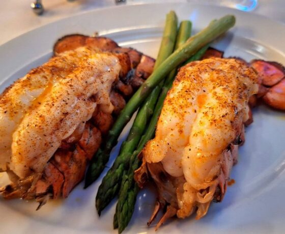 Twin Lobster Tails at Ocean Prime in tampa fl