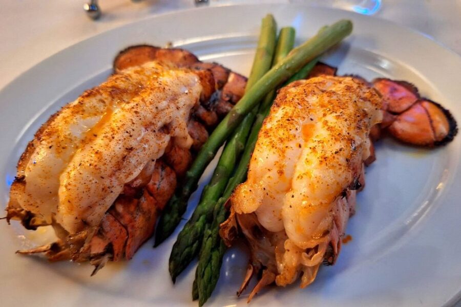 Twin Lobster Tails at Ocean Prime in tampa fl