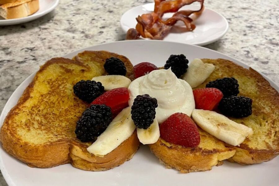 French toast from 360 Brunch House Mockingbird