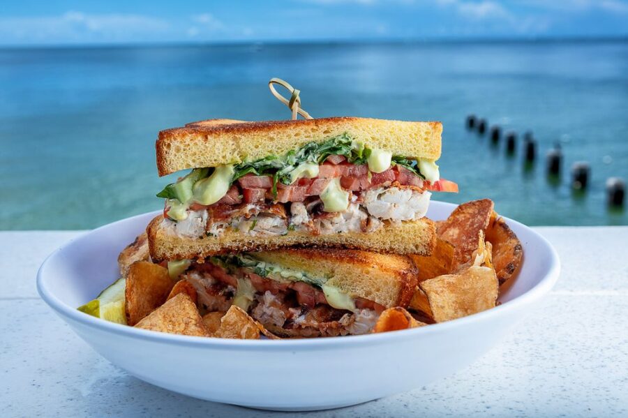 Island Crab BLT at Sandbar in clearwater Florida